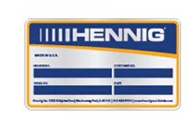 Hennig机床刮水器